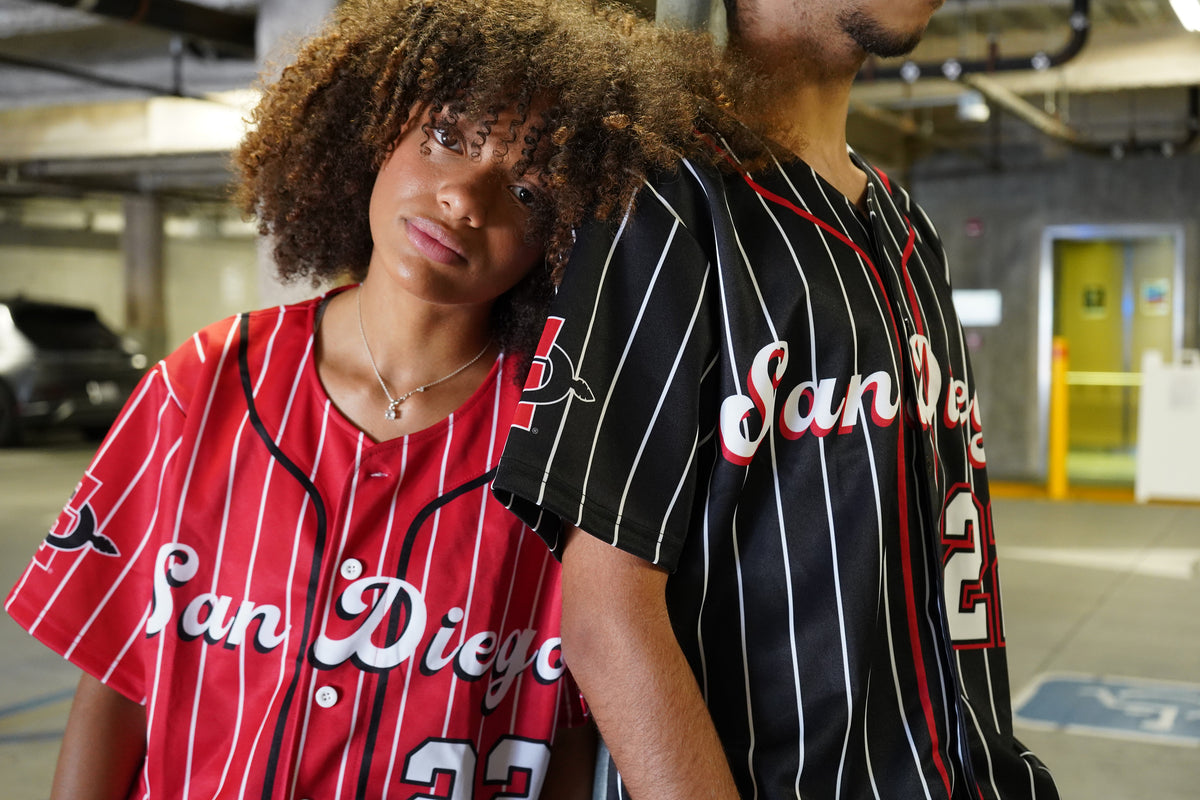 red and black baseball jersey, red and black baseball jersey