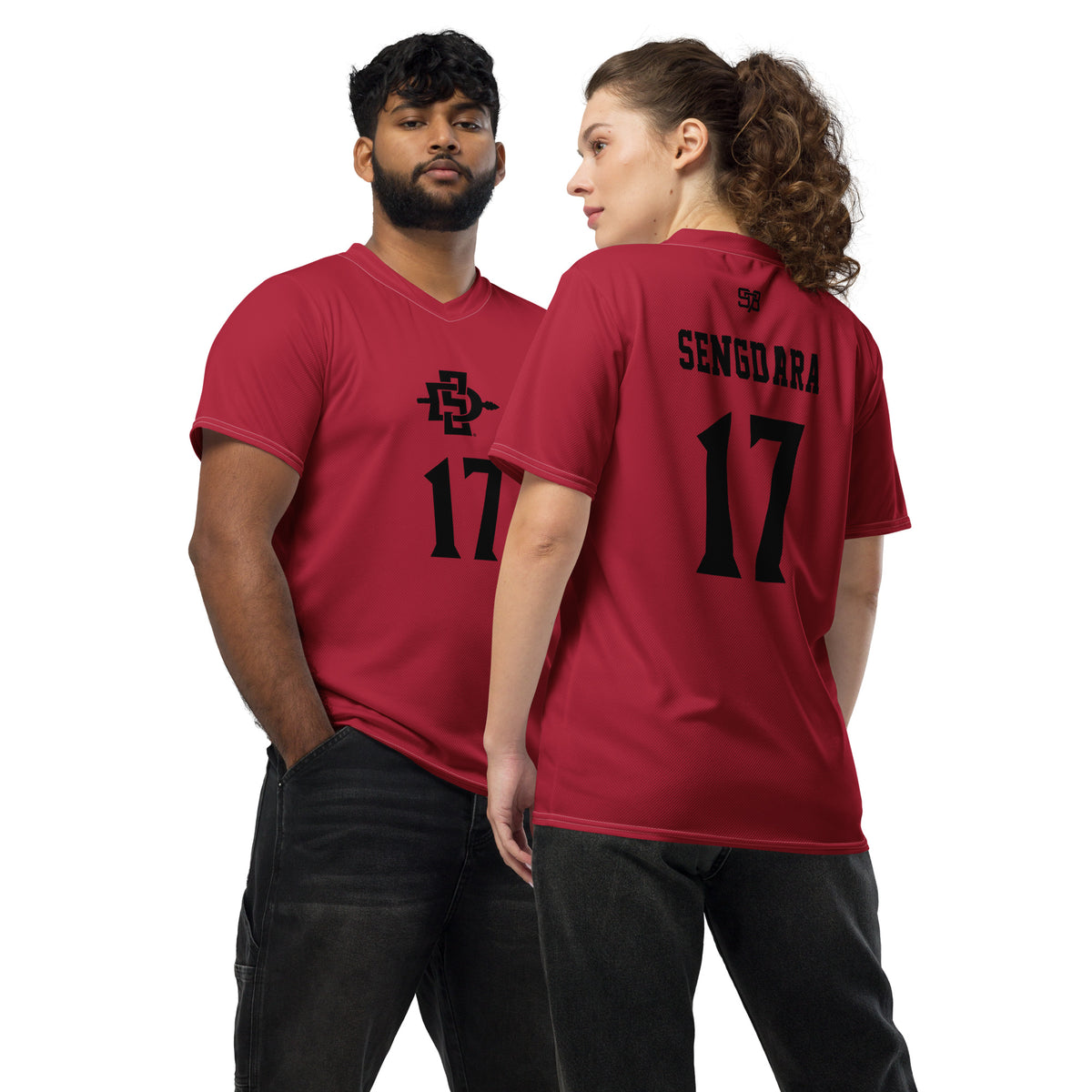 SDSU Red Volleyball Jersey - Rylie Sengdara – 978 Jerseys