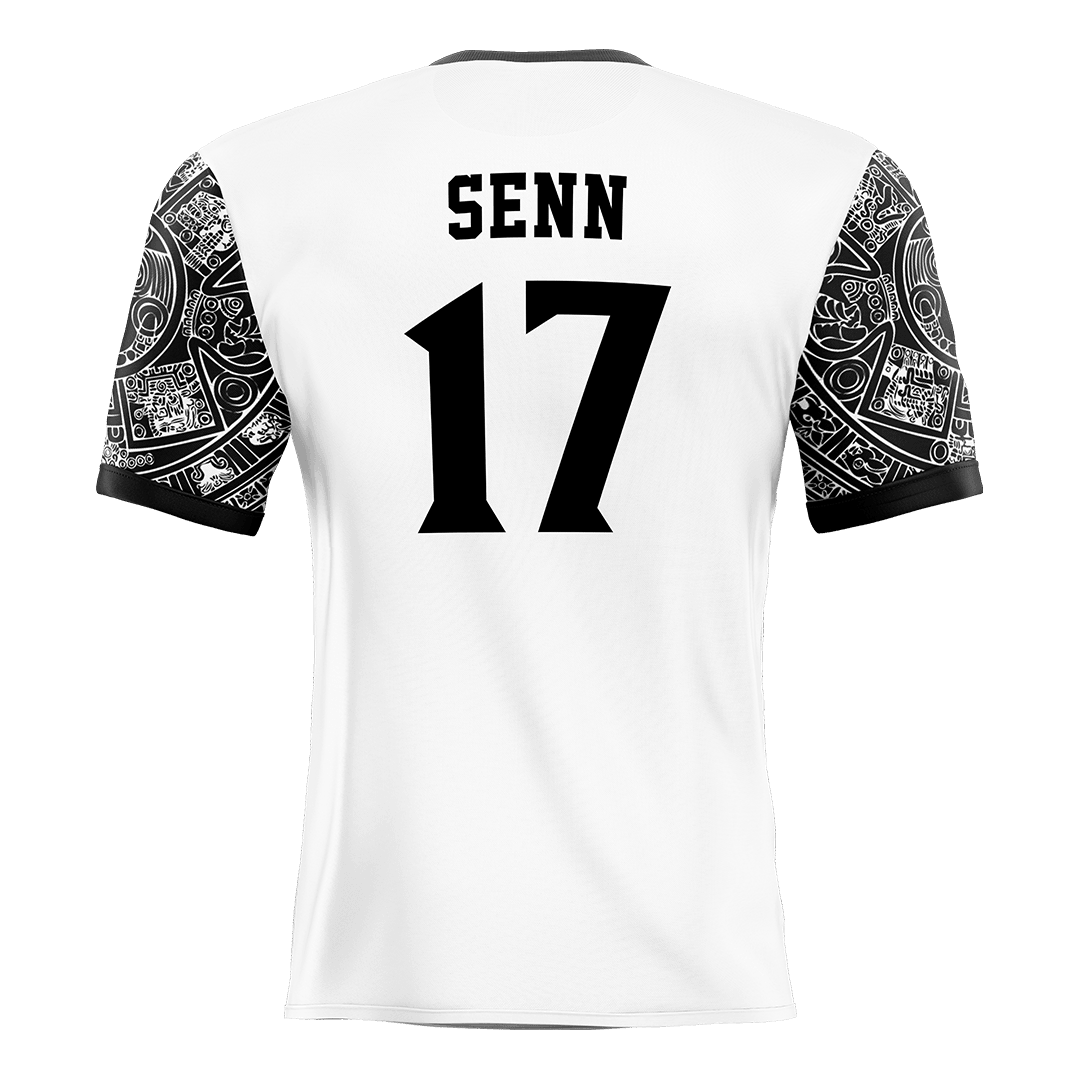 SDSU White Soccer Jersey - Katie Senn