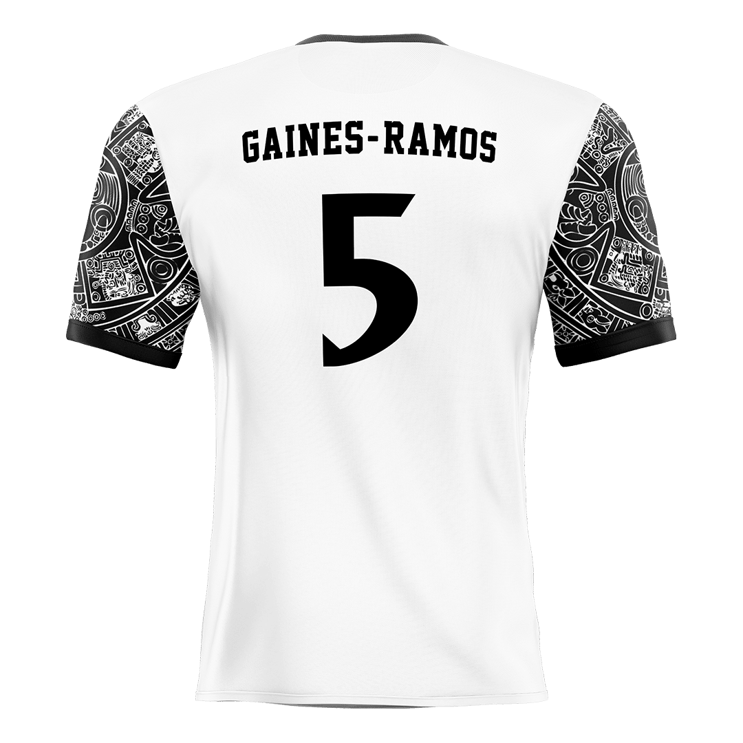 SDSU White Soccer Jersey - Emma Gaines-Ramos