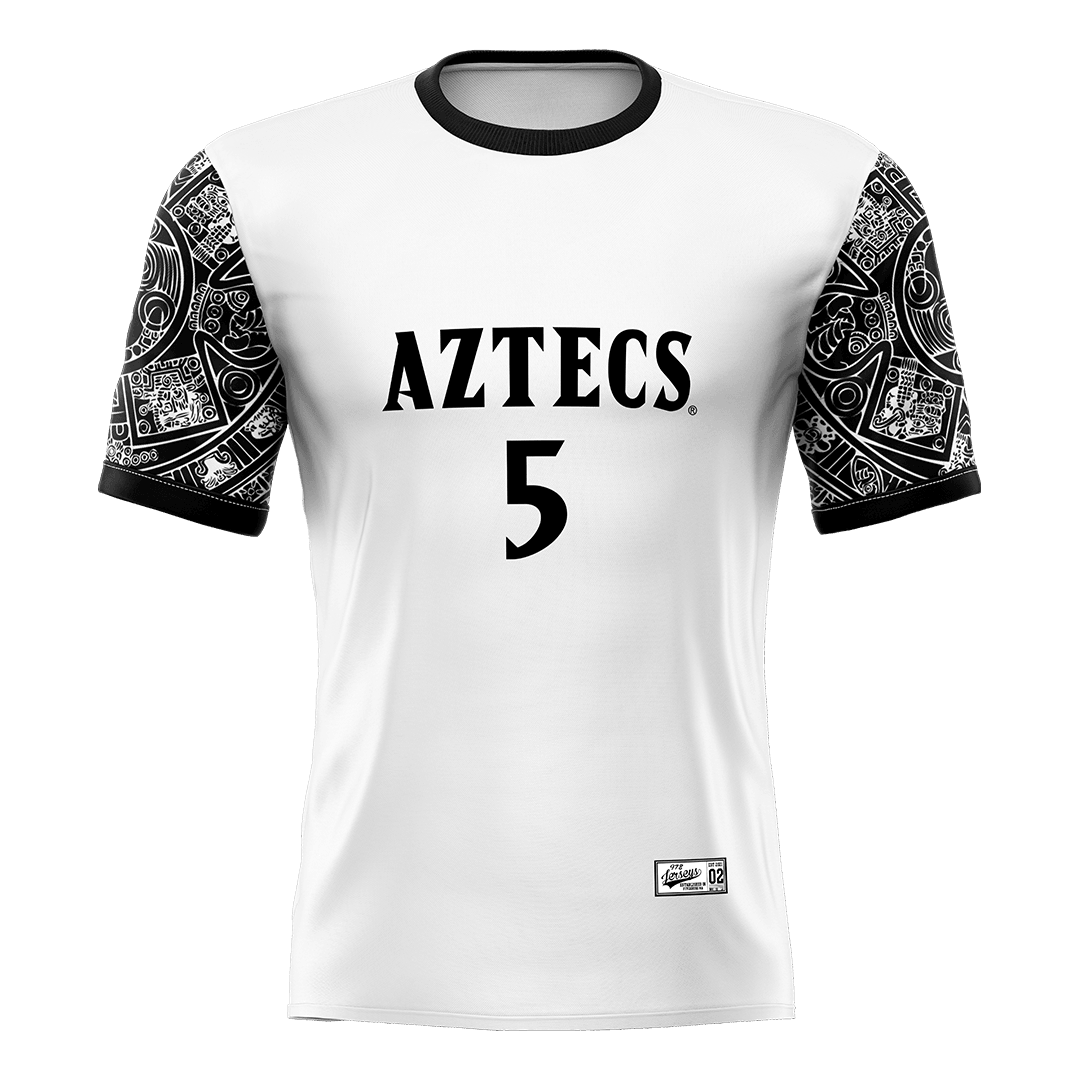 SDSU White Soccer Jersey - Emma Gaines-Ramos