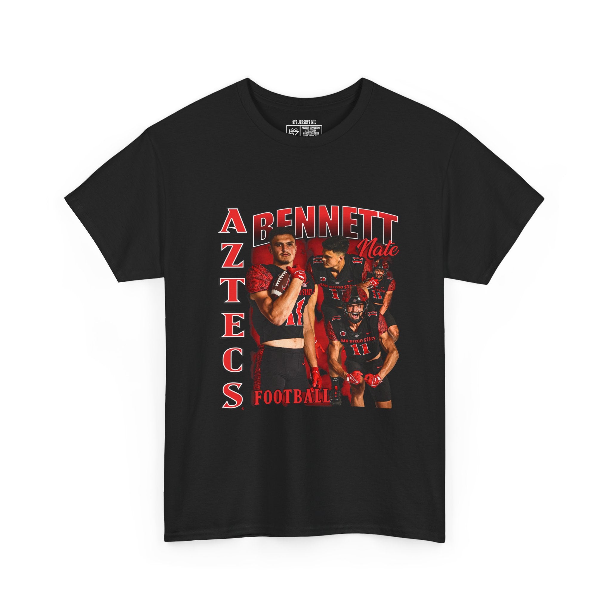 Nate Bennett Graphic Football Tee