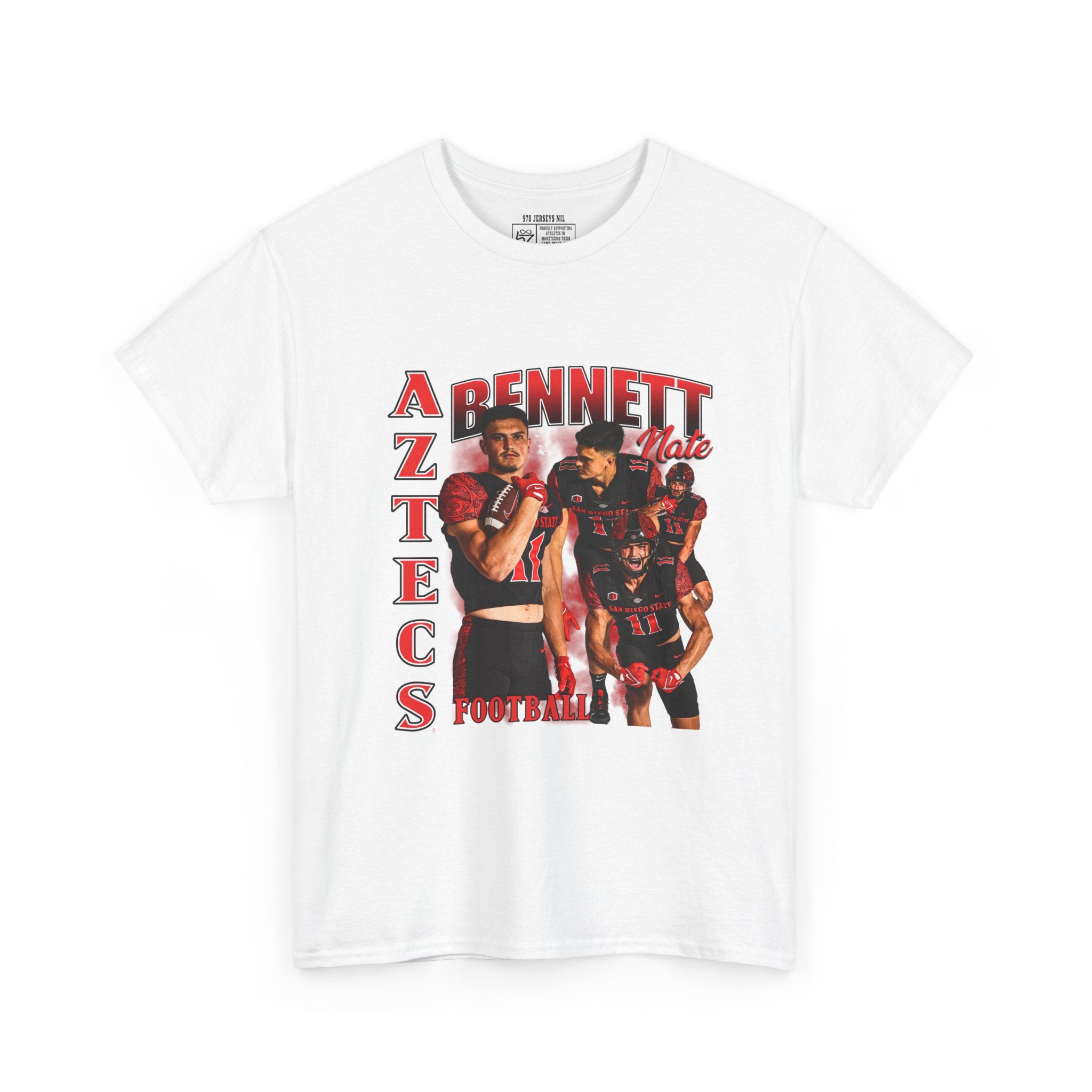 Nate Bennett Graphic Football Tee