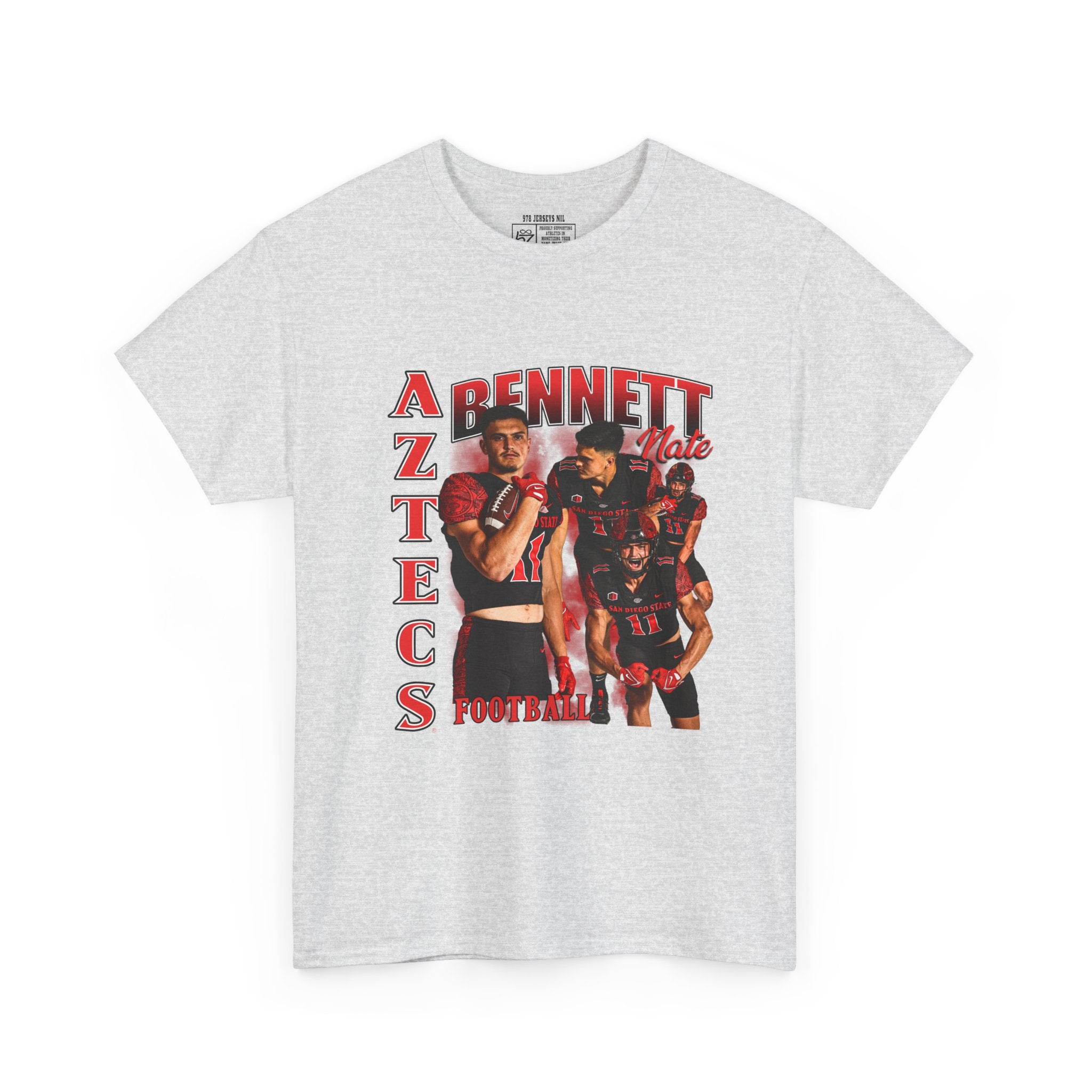 Nate Bennett Graphic Football Tee