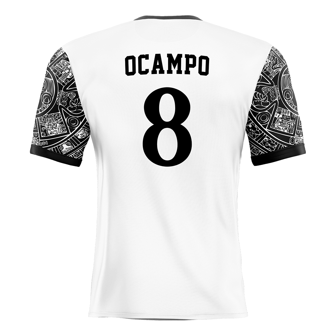 SDSU White Soccer Jersey - Alexys Ocampo