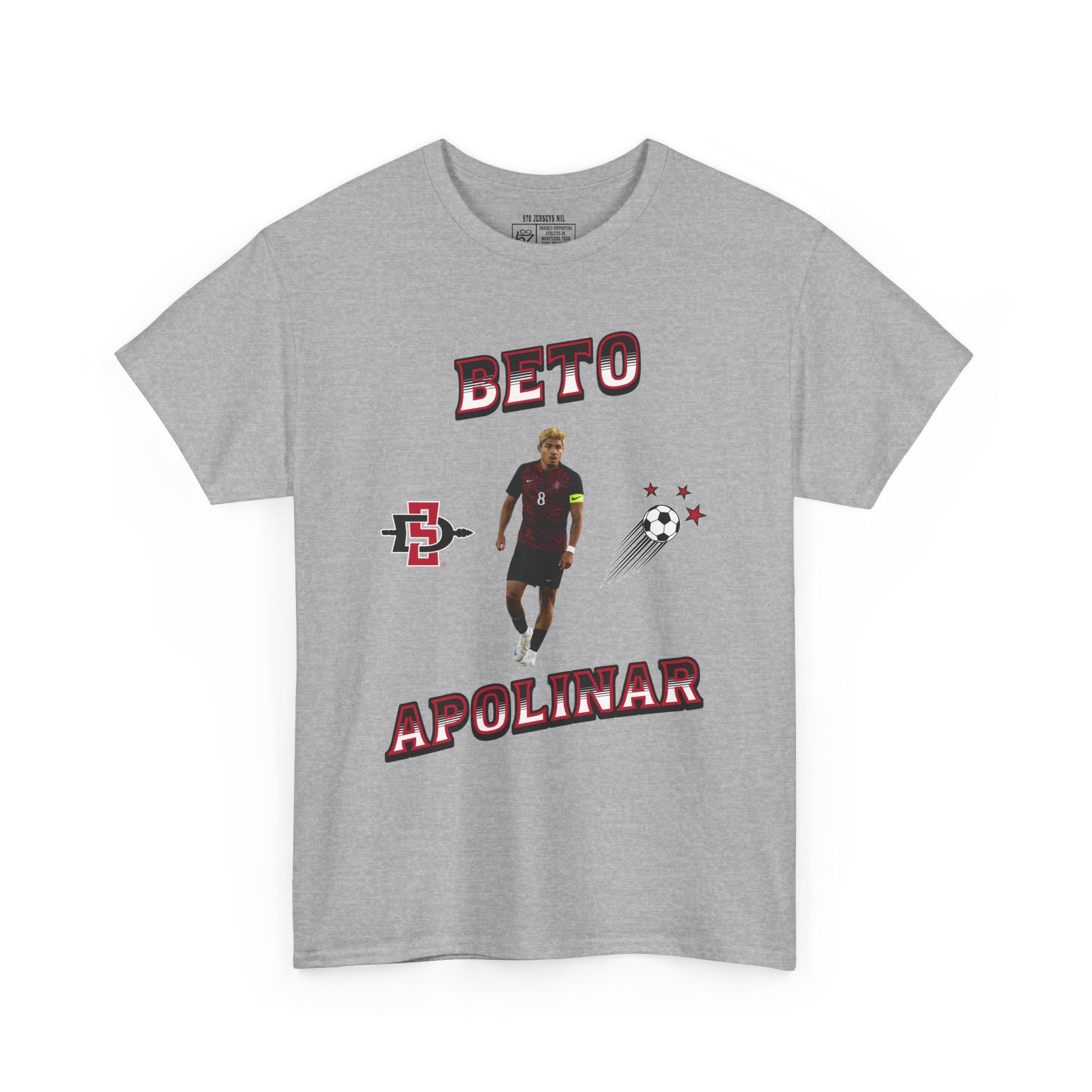 Beto Apolinar Soccer Graphic Tee