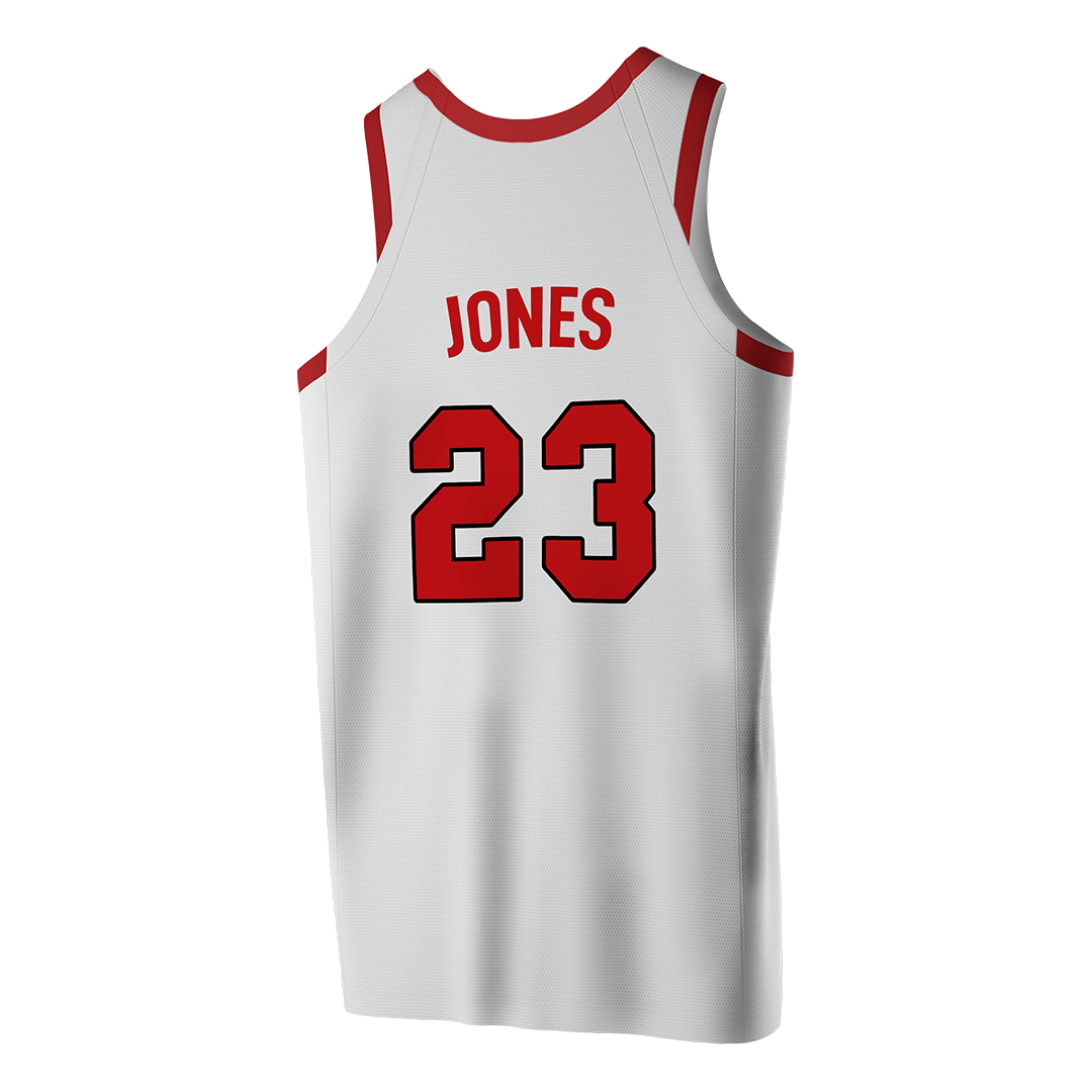 Women's Jax State White Basketball Jersey - Adriana Jones