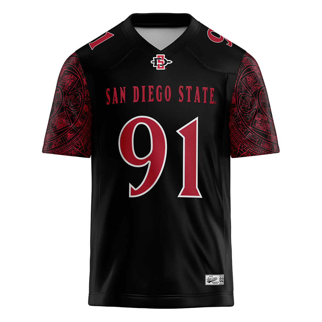 SDSU Black Football Jersey - Amari Comier