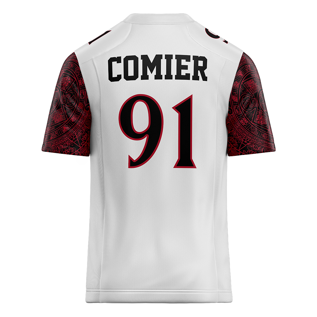 SDSU White Football Jersey - Amari Comier