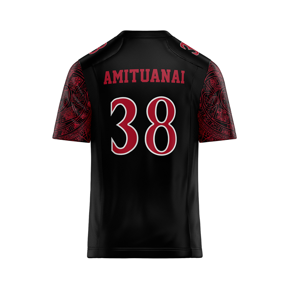 SDSU Black Football Jersey - Lucan Amituanai