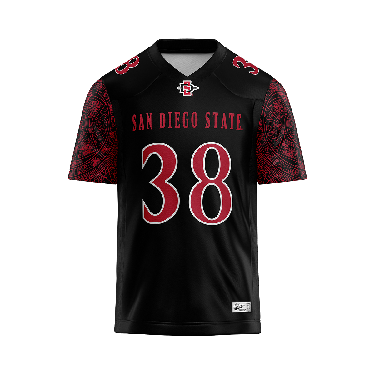 SDSU Black Football Jersey - Lucan Amituanai