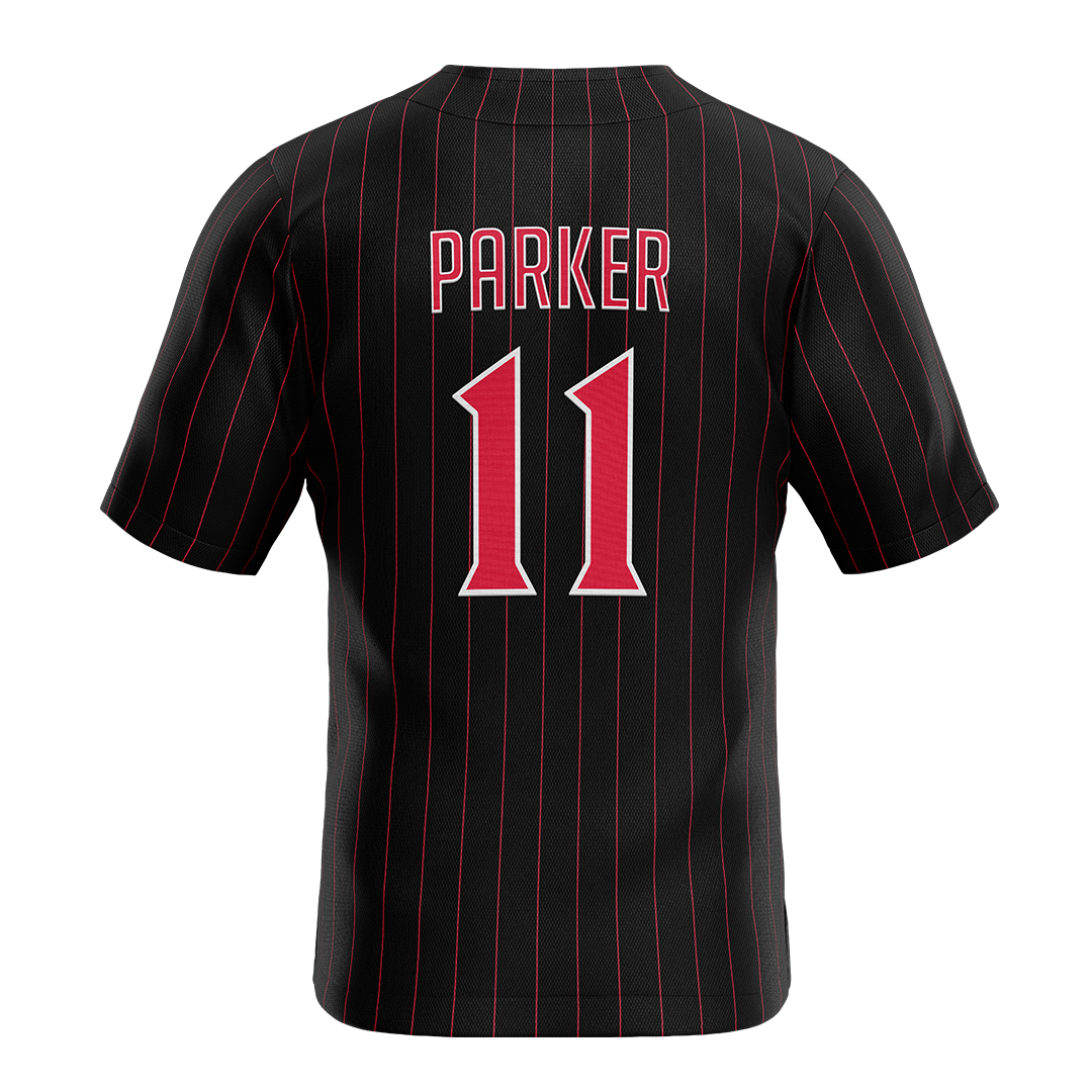 SDSU Black Baseball Jersey - Andrew Parker