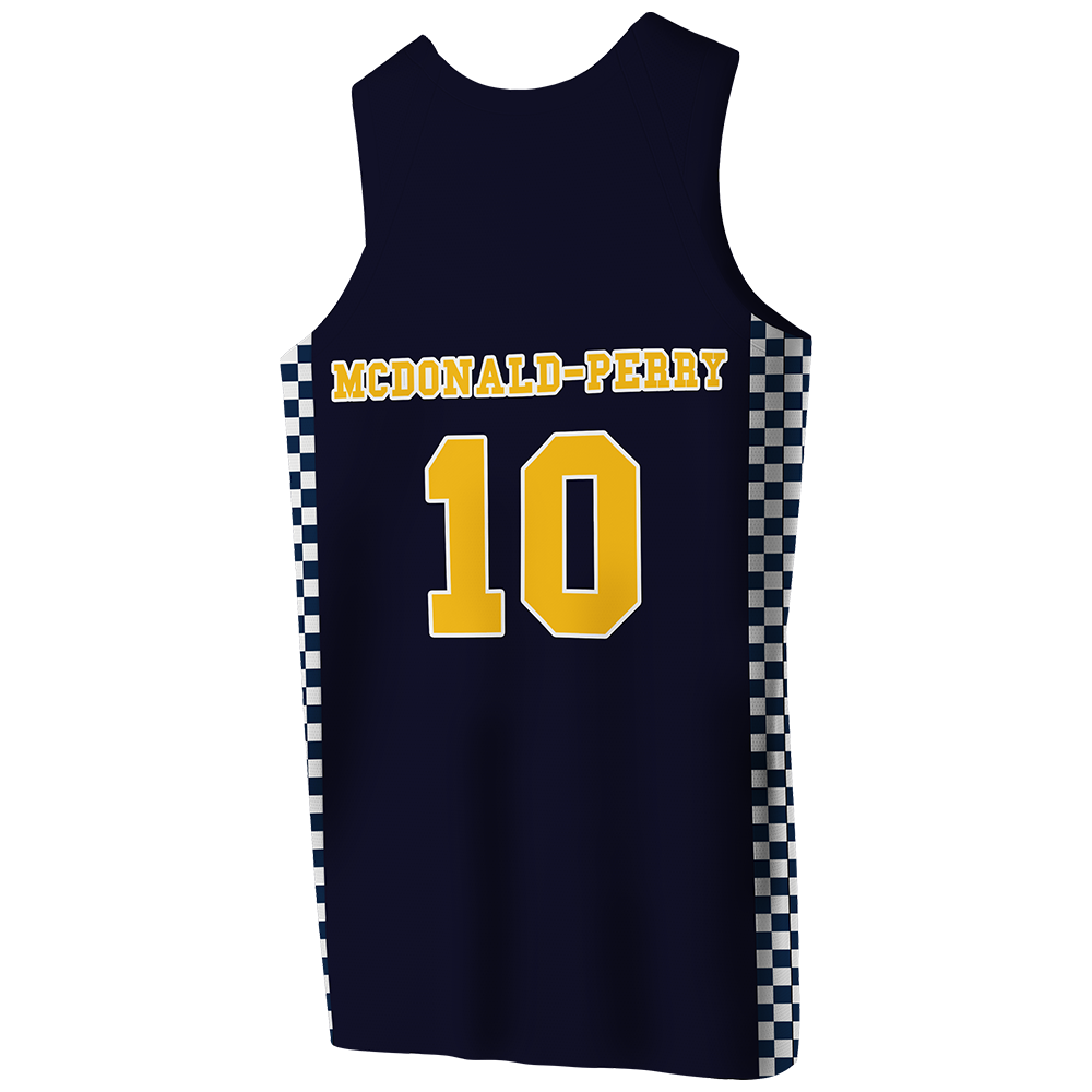 Women's New Haven Blue Basketball Jersey - Aniya McDonald-Perry