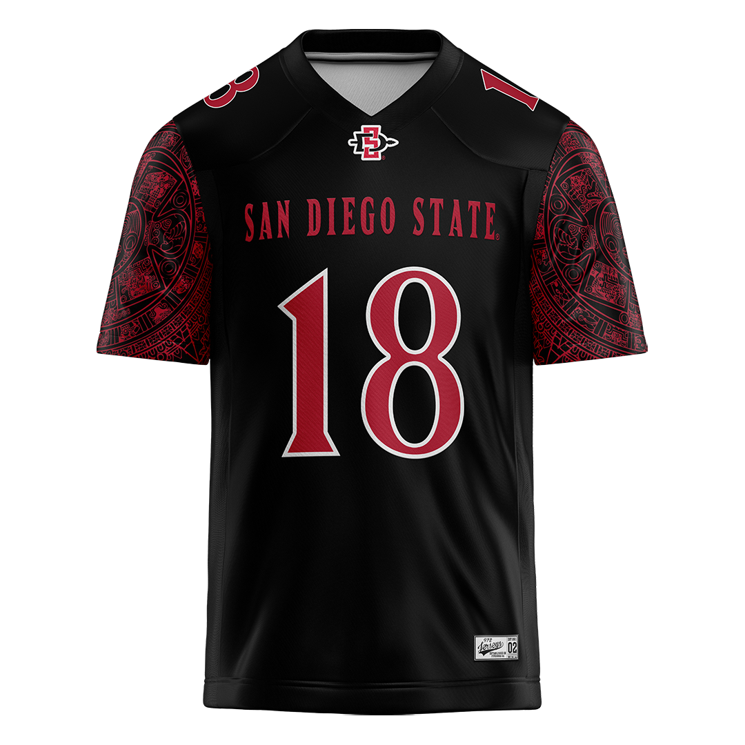 SDSU Black Football Jersey - Arthur Ban