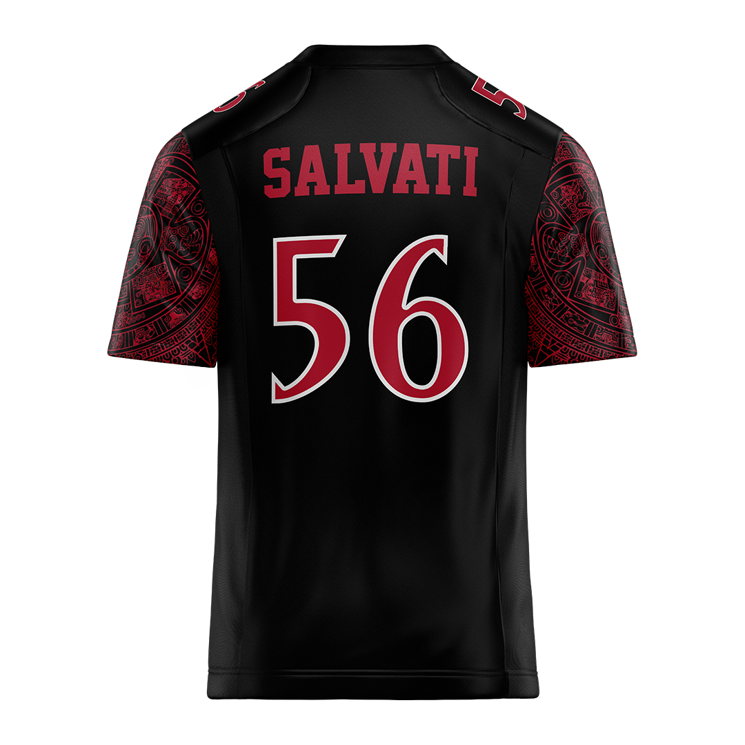 SDSU Black Football Jersey - August Salvati
