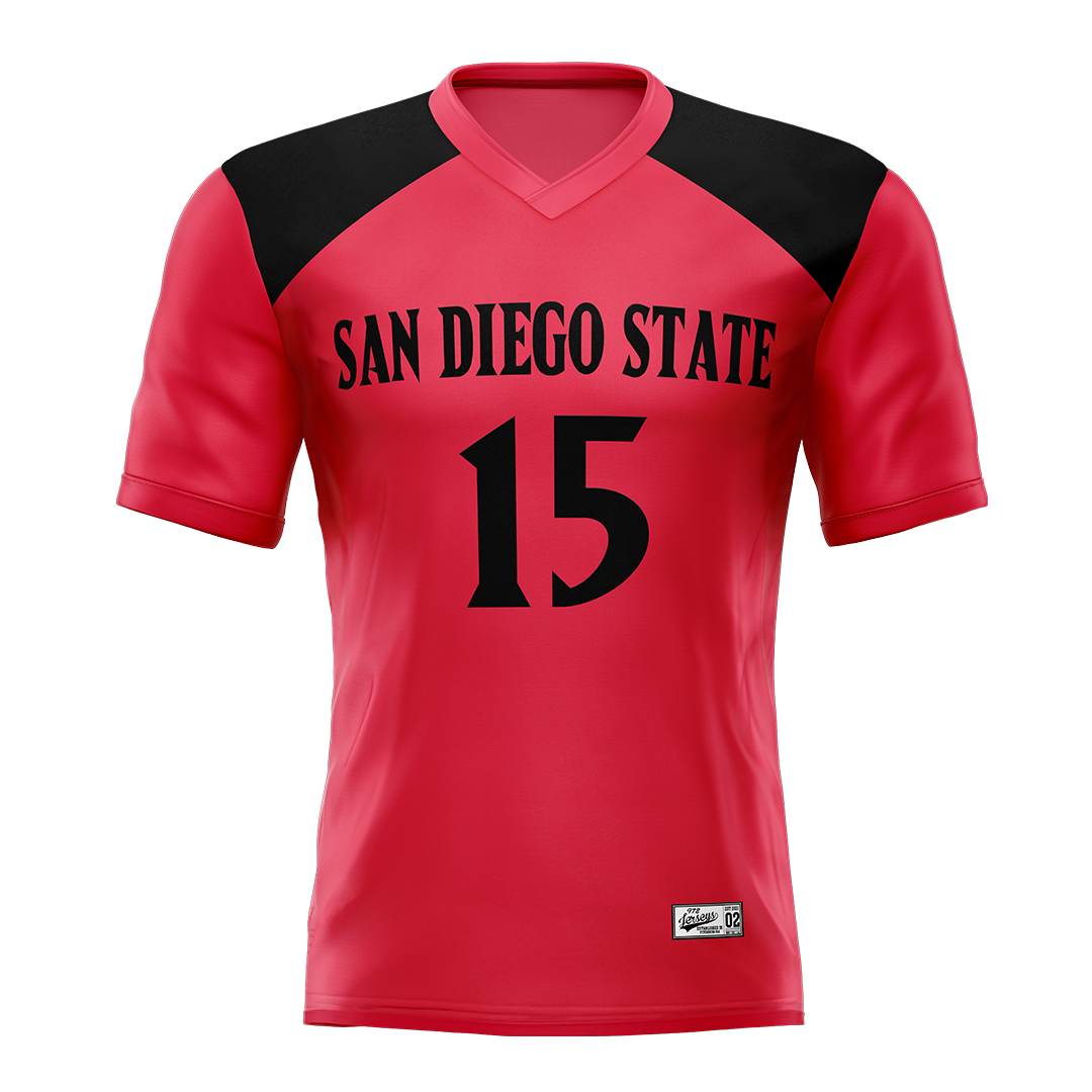 SDSU Red Lacrosse Jersey - Ava Lawrence