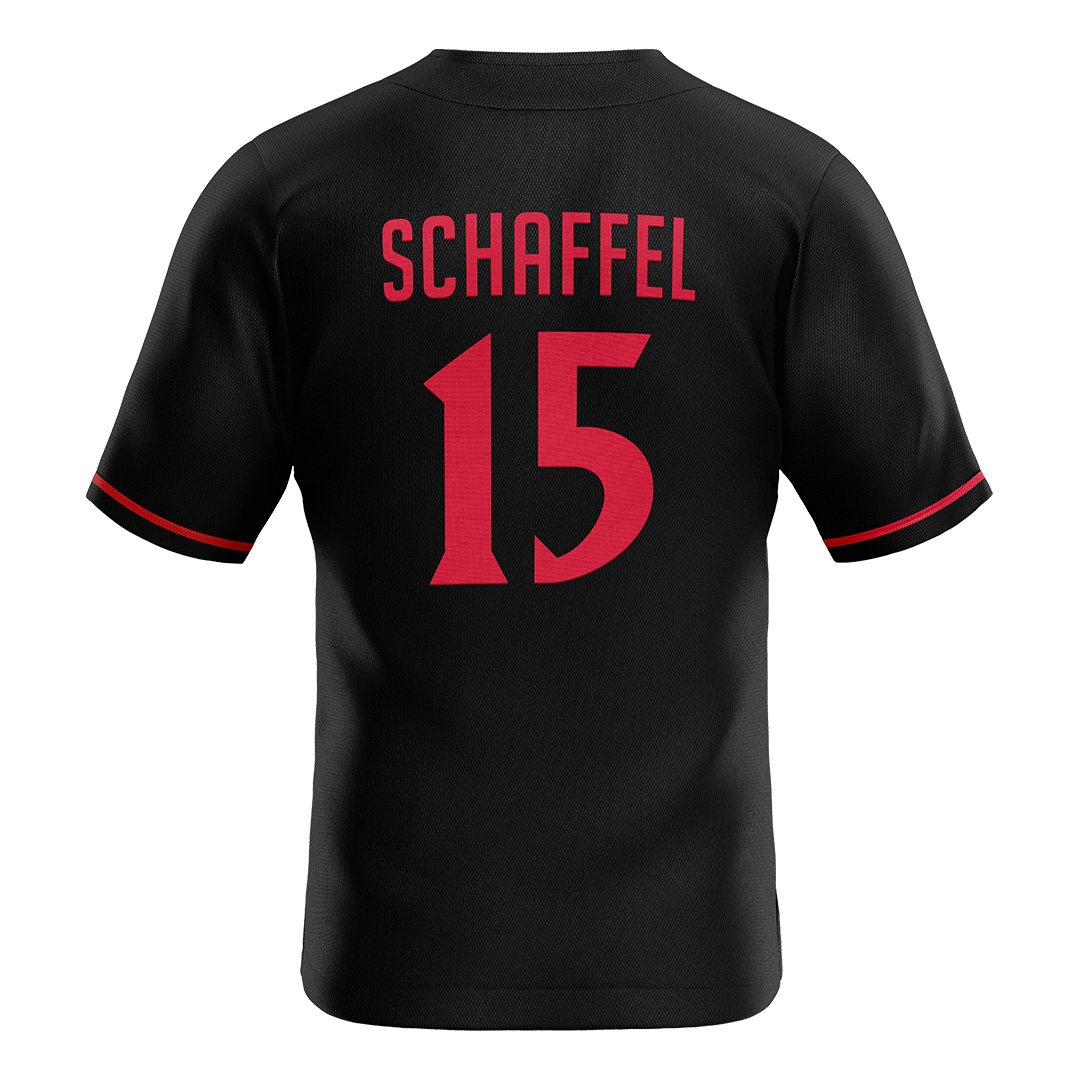 SDSU Black Softball Jersey - Ava Schaffel