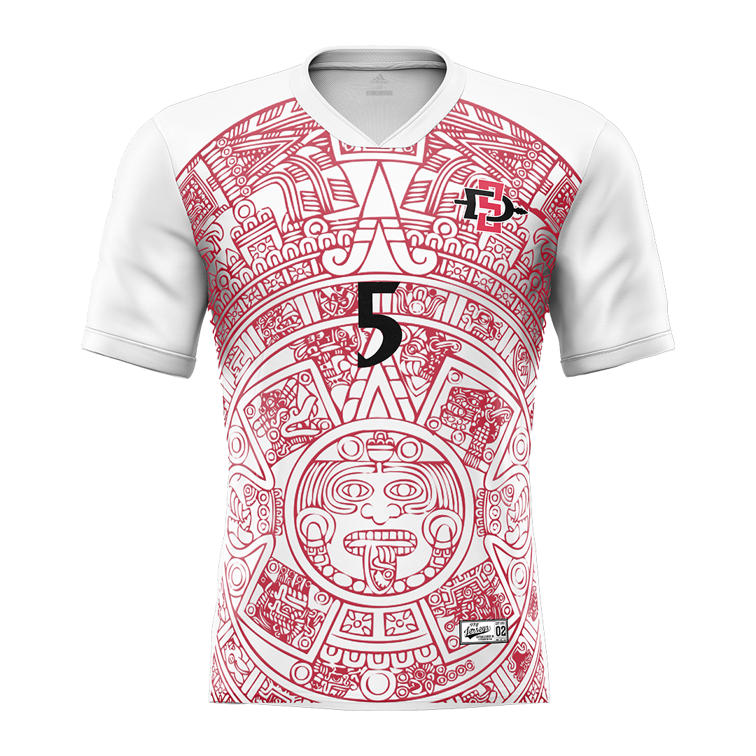 SDSU White Soccer Jersey - Baptiste Boit