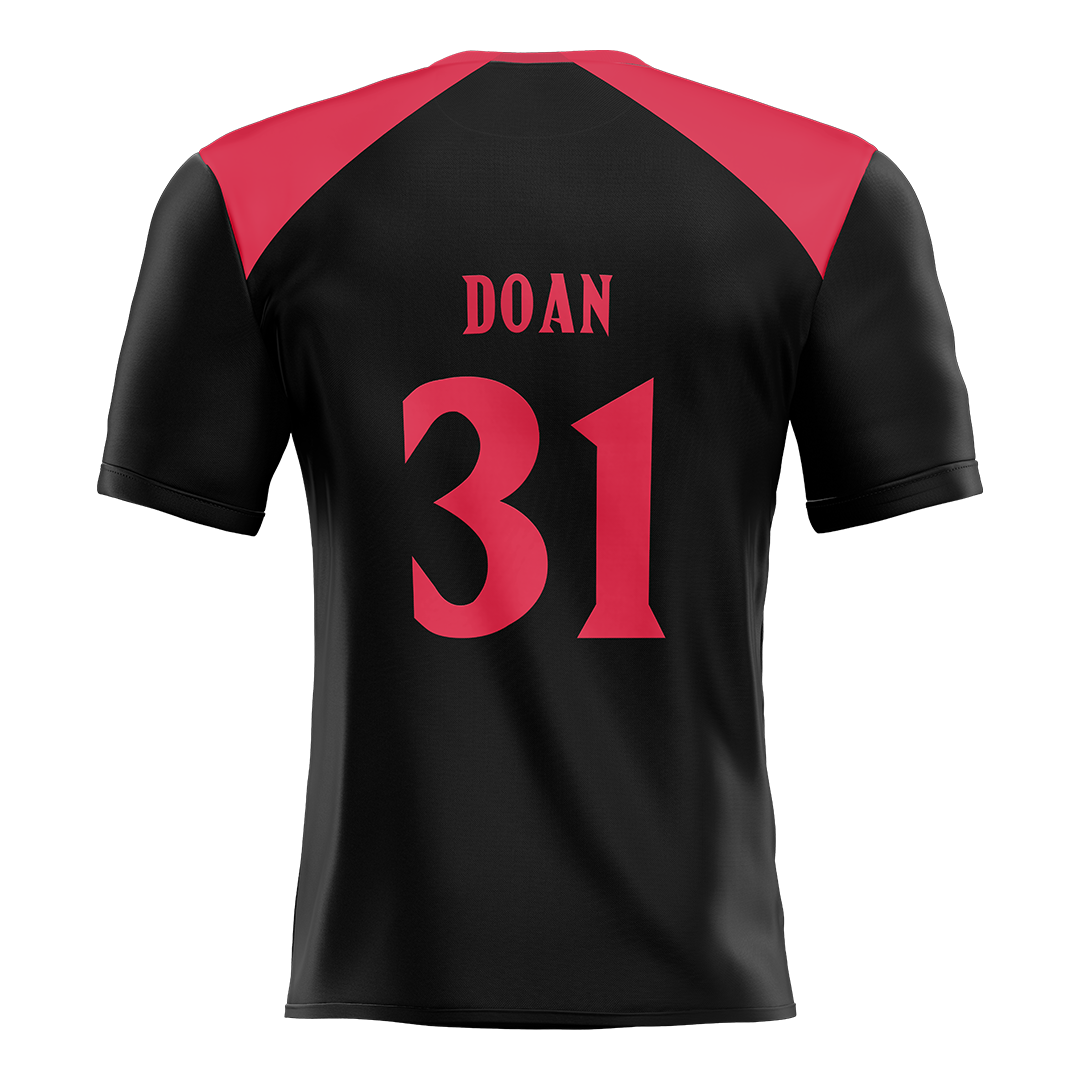 SDSU Black Lacrosse Jersey - Barrett Doan