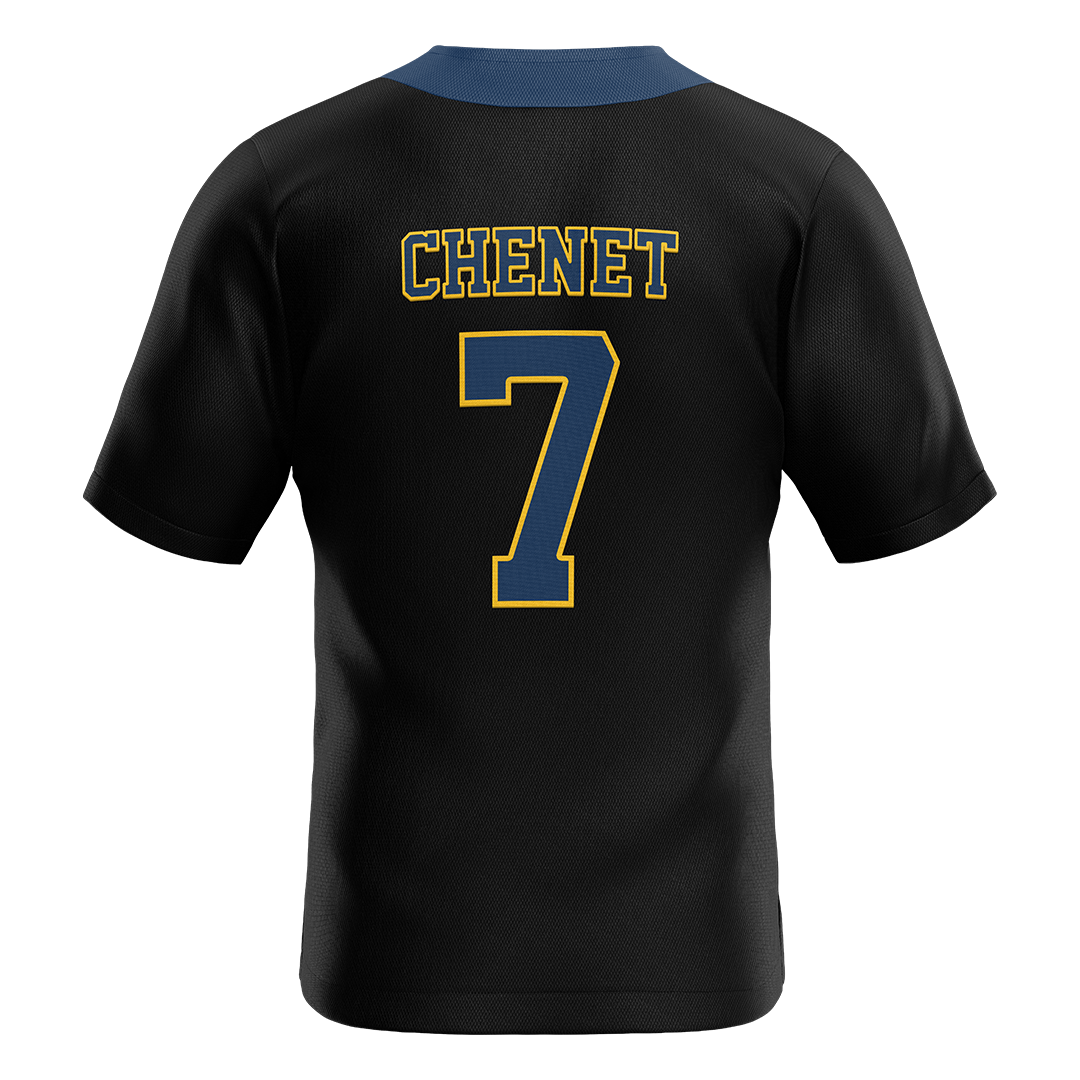 New Haven Navy Black Softball Jersey - Bella Chenet