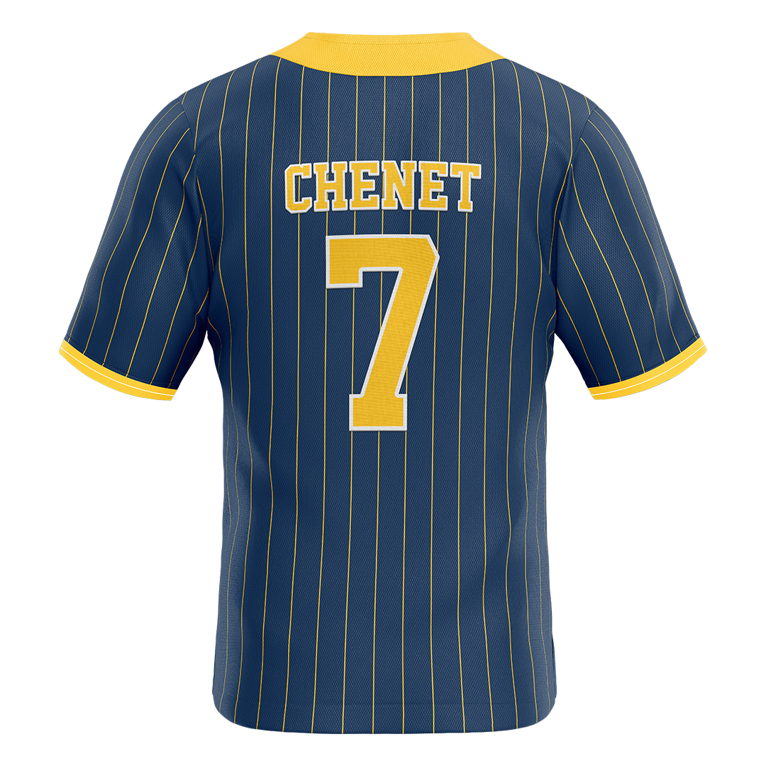 New Haven Blue Softball Jersey - Bella Chenet