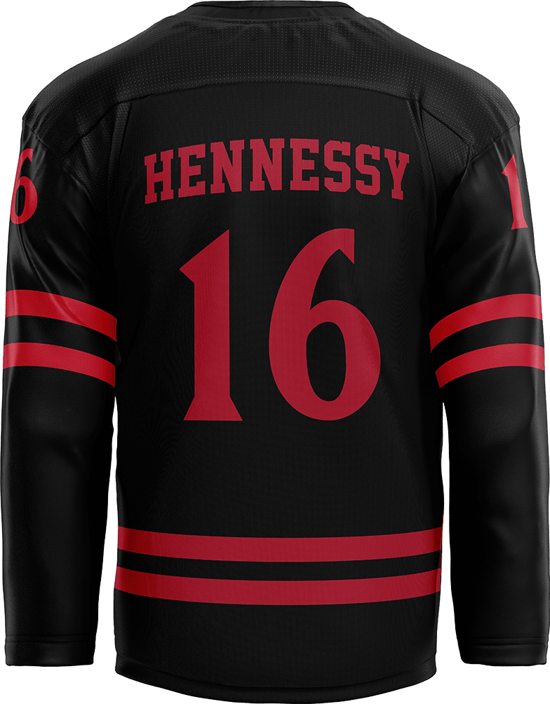 SDSU Black Hockey Jersey - Kolby Hennessy