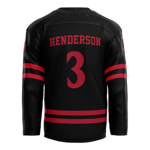 SDSU Black Hockey Jersey - Cameron Henderson