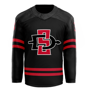 SDSU Black Hockey Jersey - Cameron Henderson