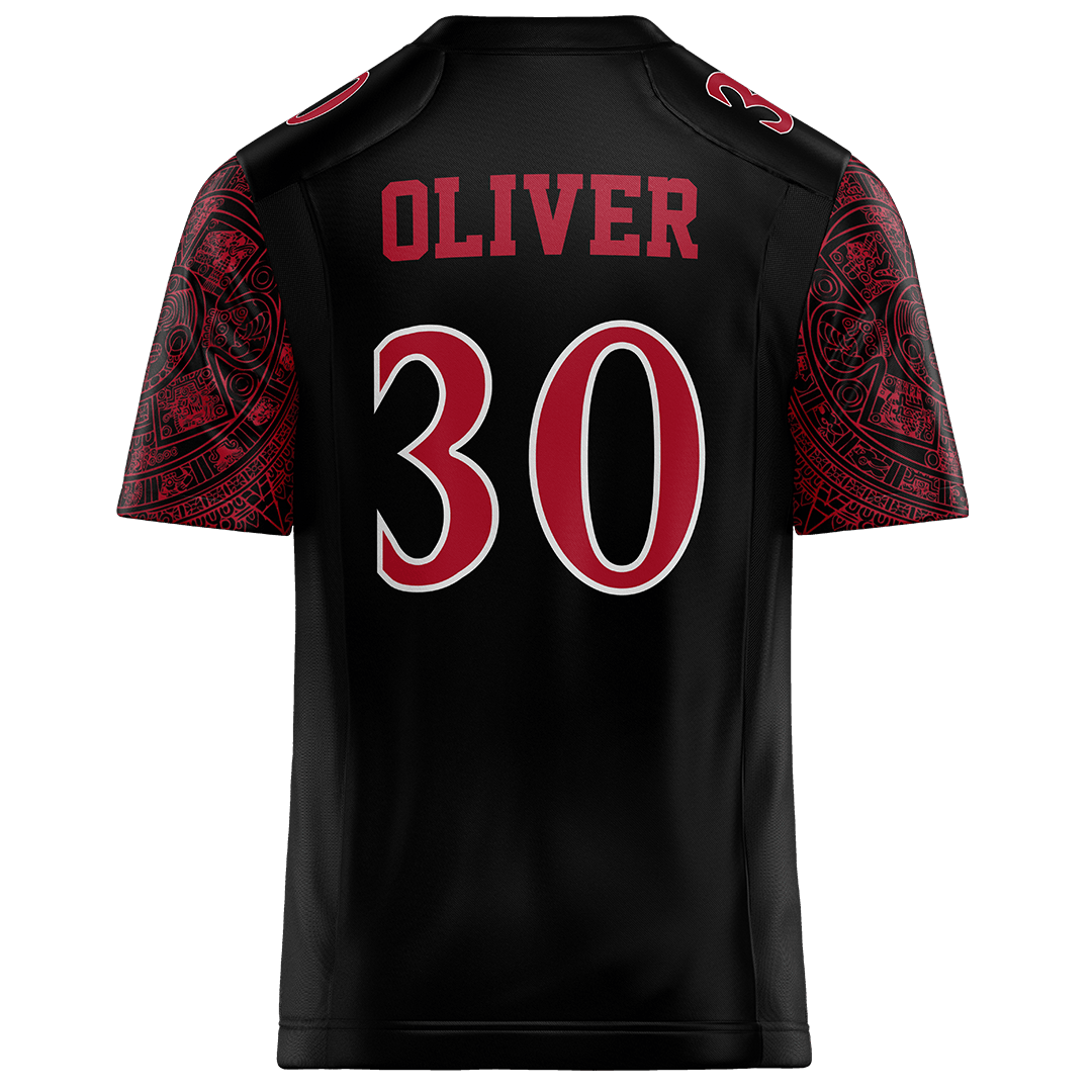 SDSU Black Football Jersey - Dominic Oliver