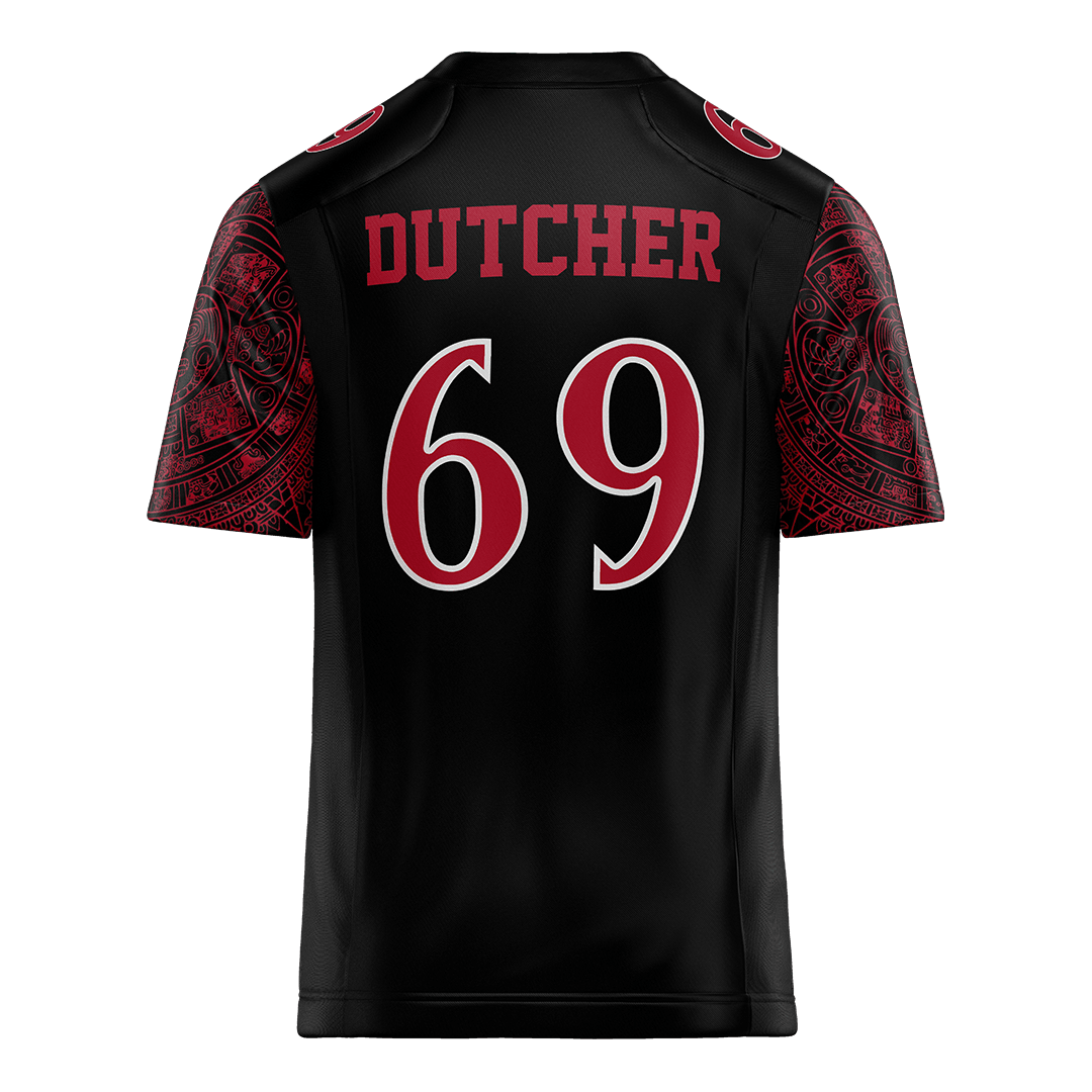 SDSU Black Football Jersey - Gage Dutcher