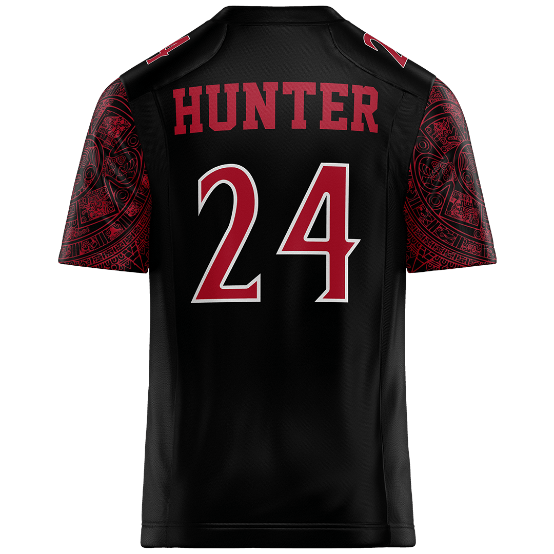 SDSU Black Football Jersey - Josh Hunter