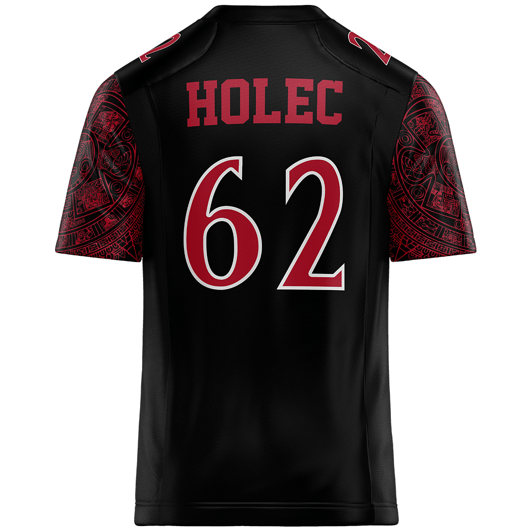 SDSU Black Football Jersey - Kai Holec