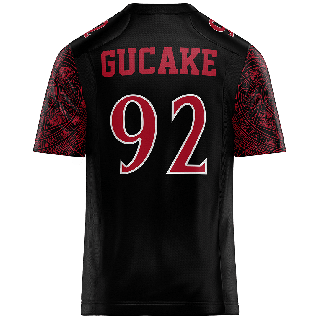 SDSU Black Football Jersey - Malik Gucake