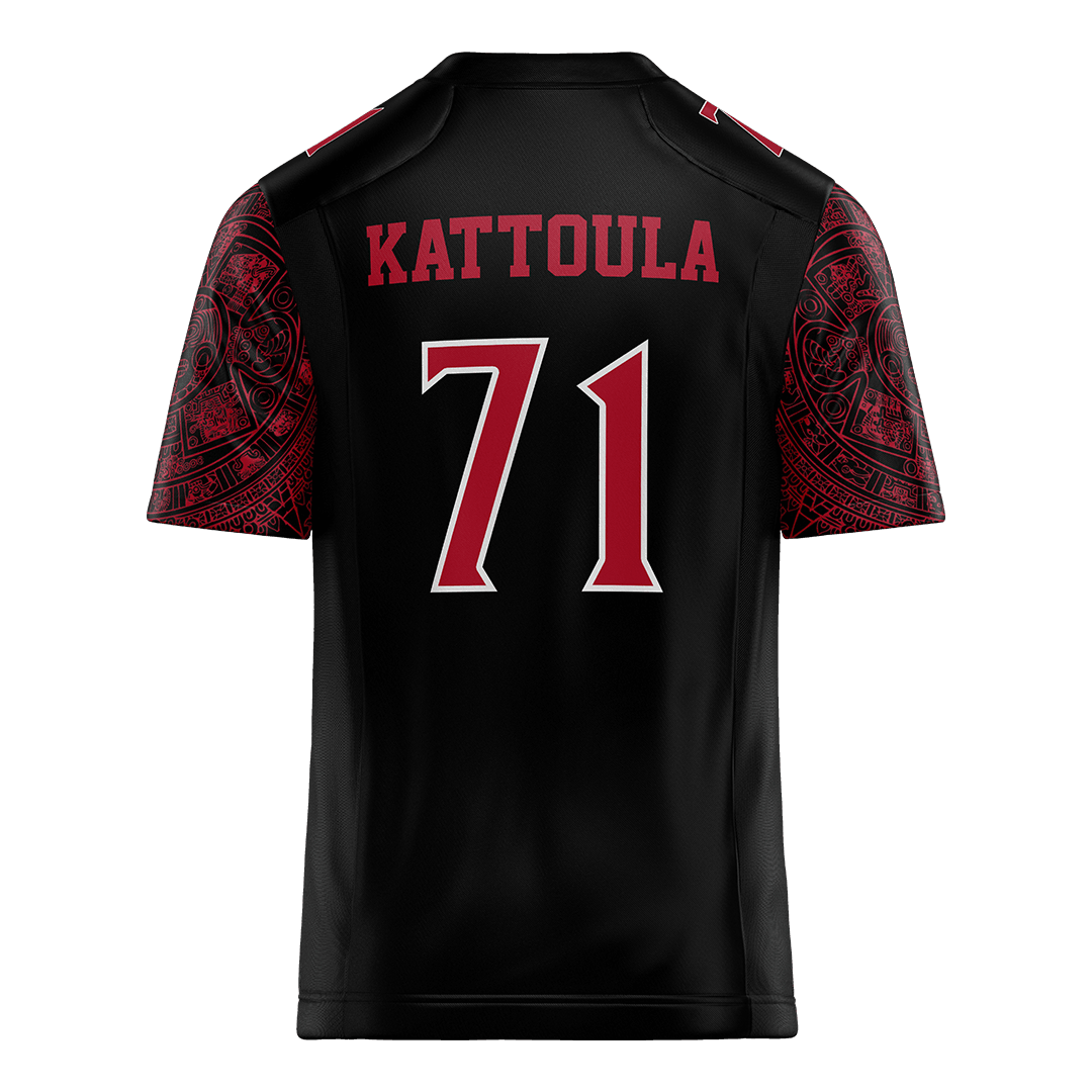 SDSU Black Football Jersey - Nikolas Kattoula