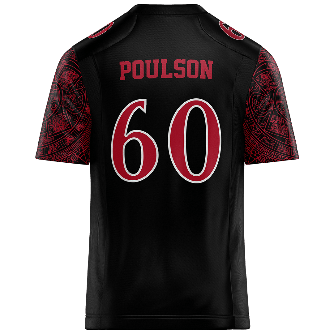 SDSU Black Football Jersey - Connor Poulson