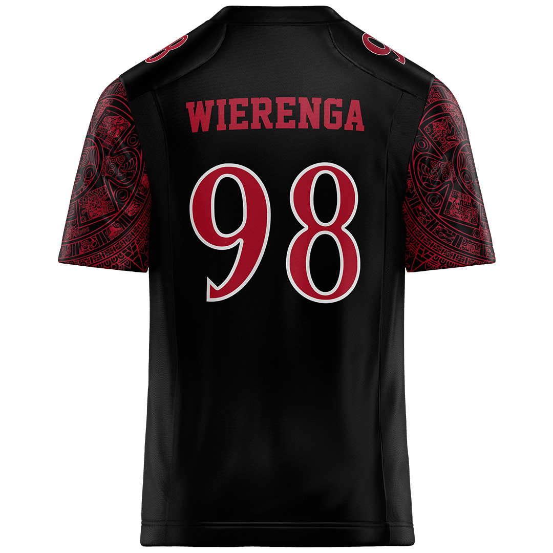 SDSU Black Football Jersey - Zone Wierenga