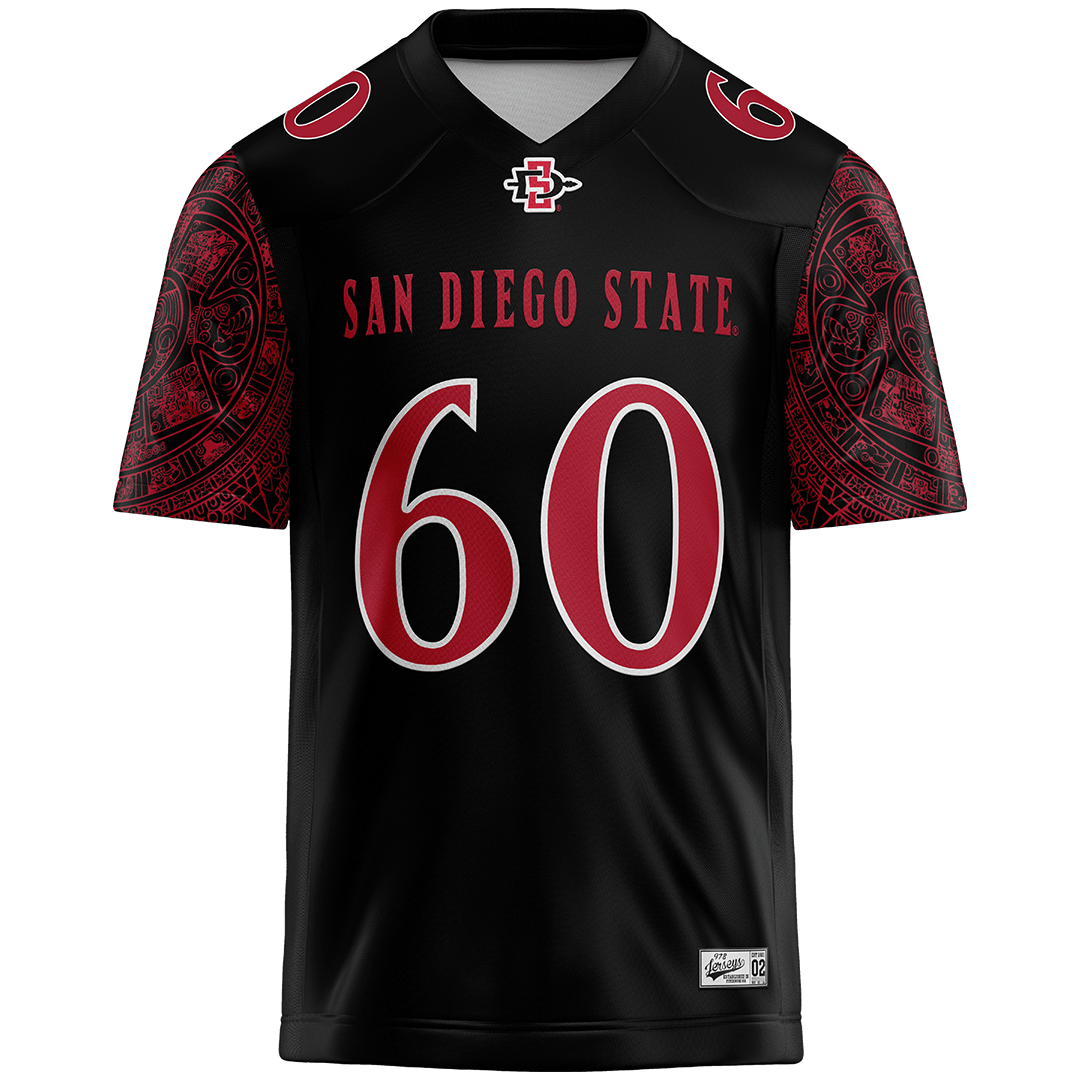 SDSU Black Football Jersey - Connor Poulson