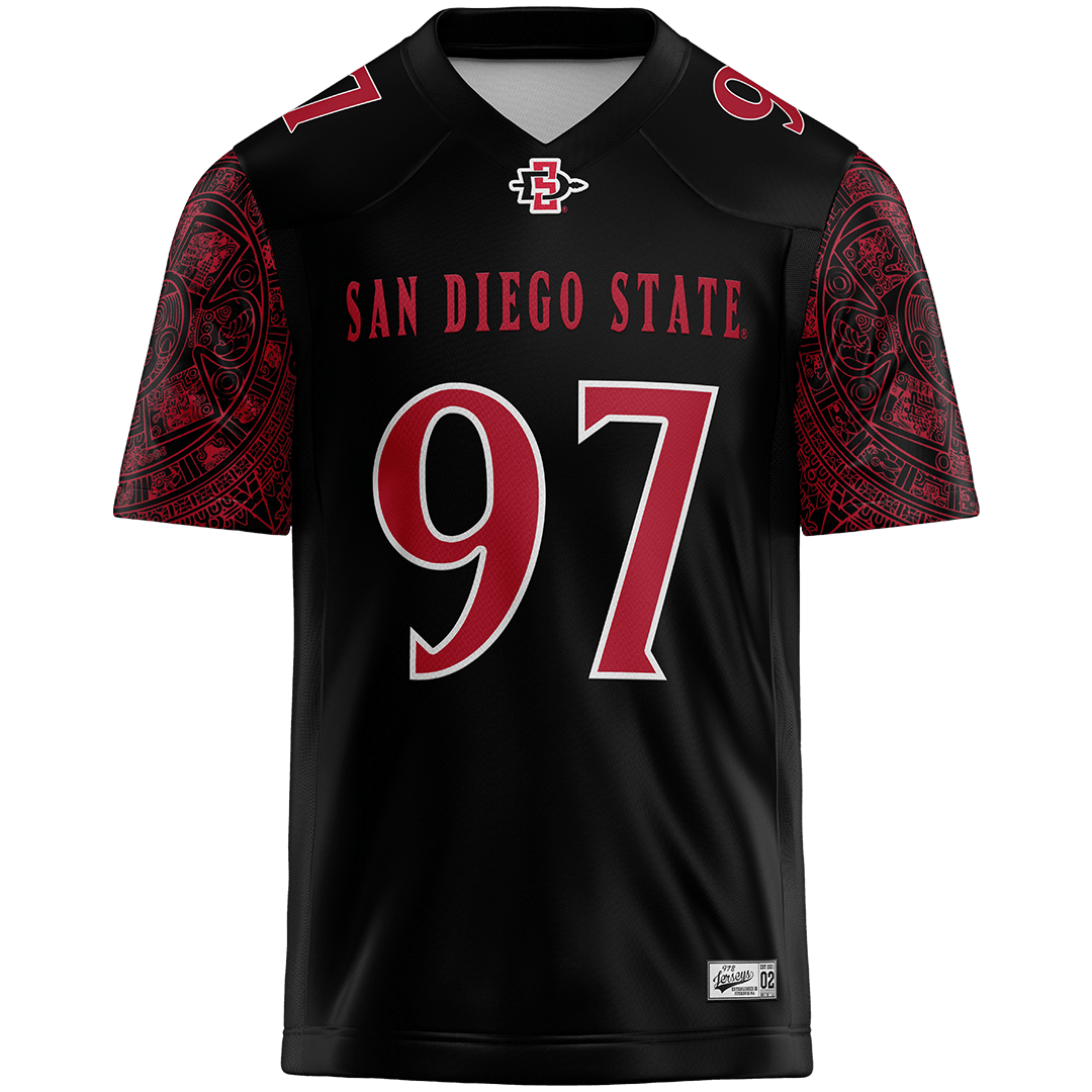 SDSU Black Football Jersey - Darrion Dalton