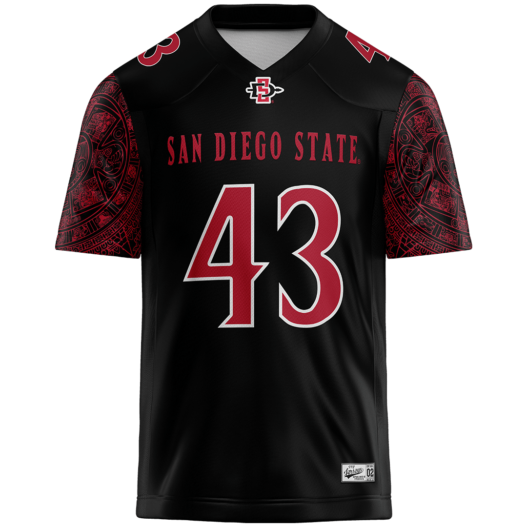 SDSU Black Football Jersey - Derek Smith