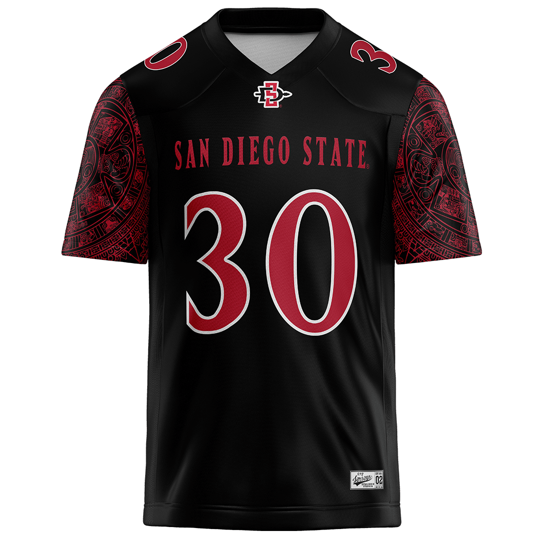 SDSU Black Football Jersey - Dominic Oliver