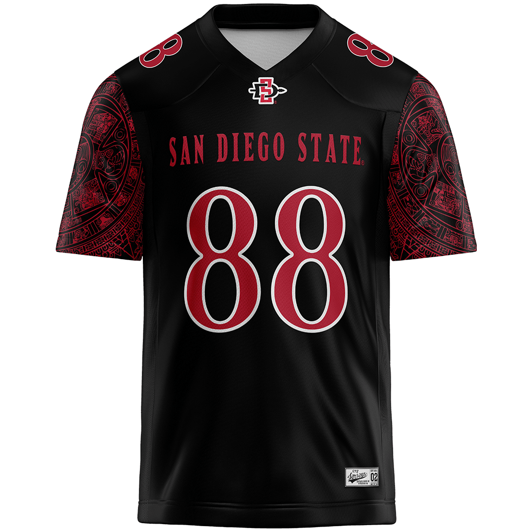 SDSU Black Football Jersey - Gabe Garretson