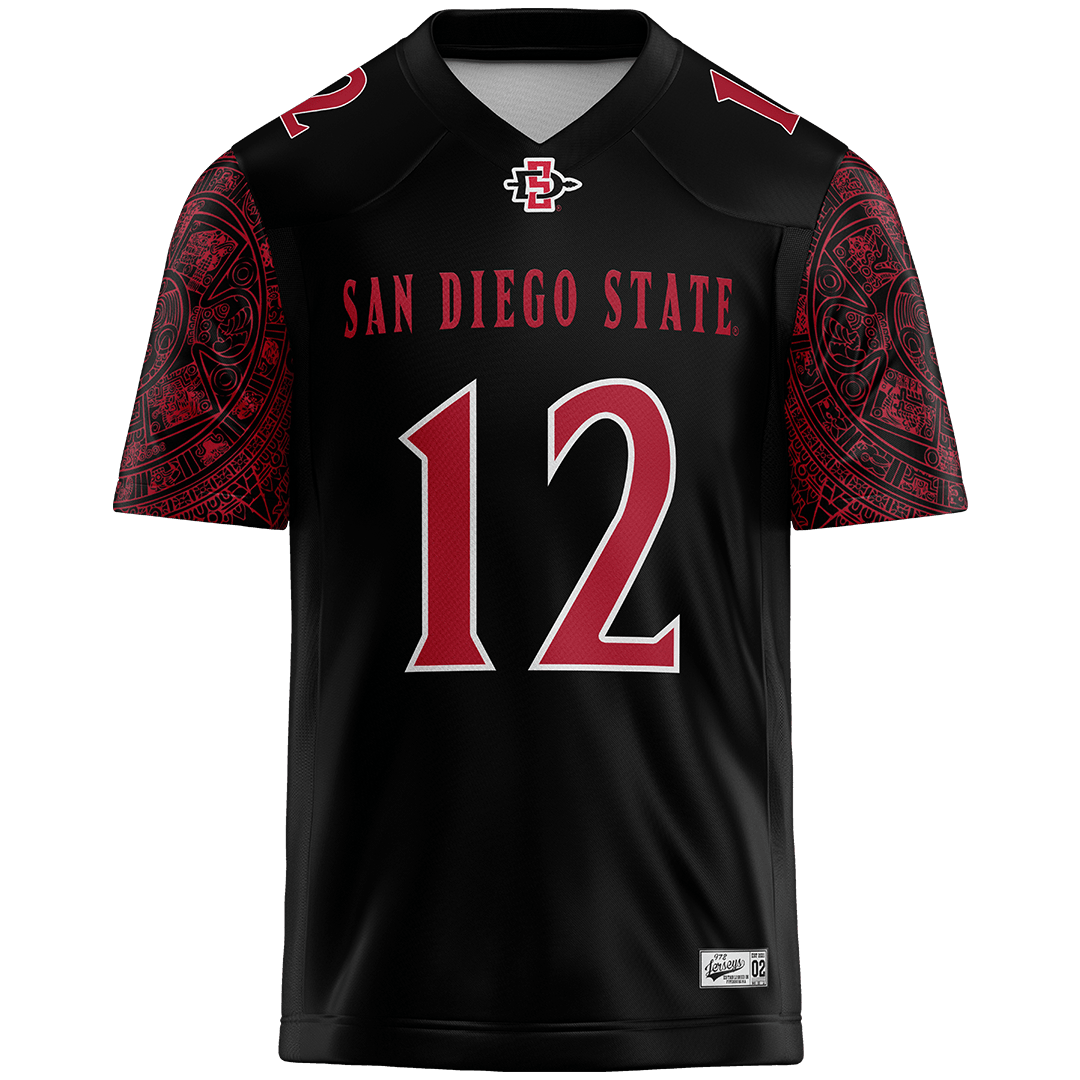 SDSU Black Football Jersey - Jatavious MaGee