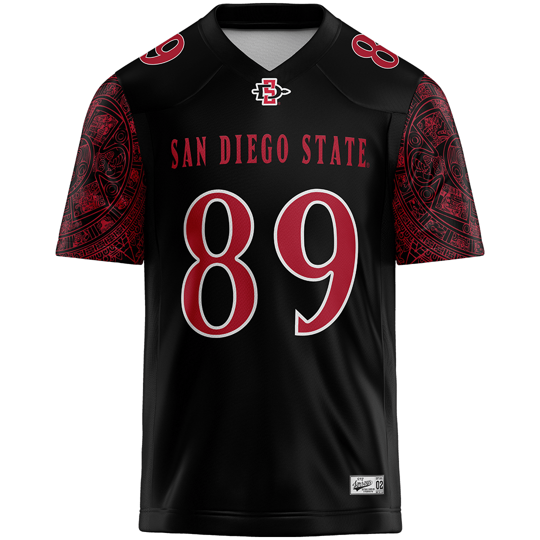 SDSU Black Football Jersey - Logan Tanner