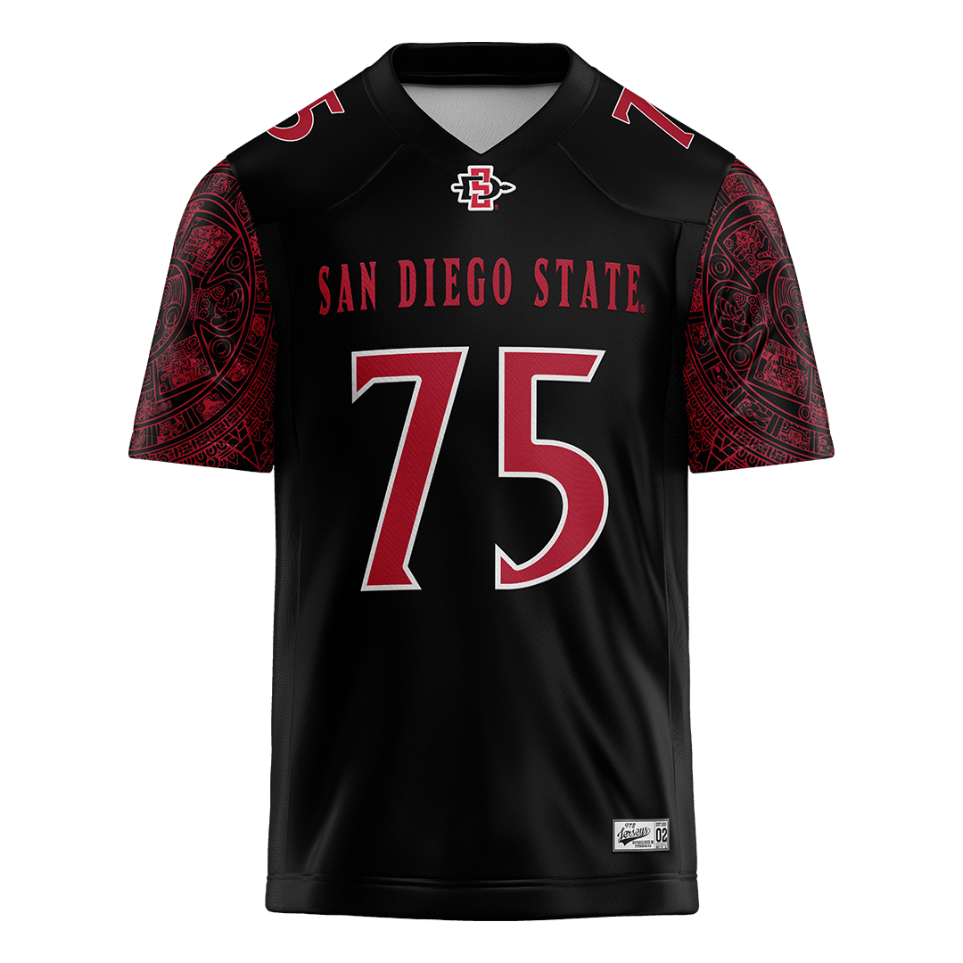 SDSU Black Football Jersey - Ryan Dirksen