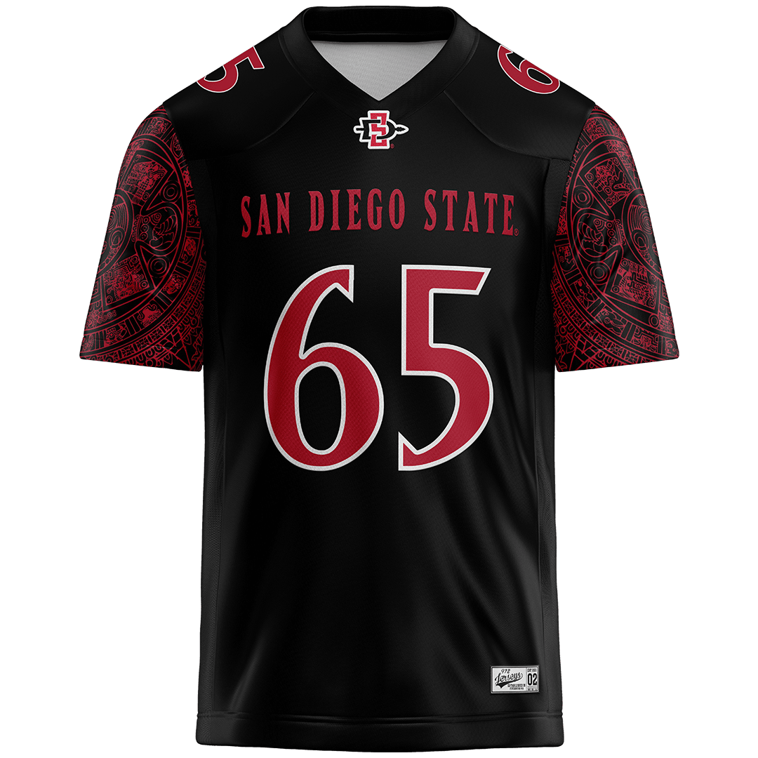 SDSU Black Football Jersey - Tyler McMahan