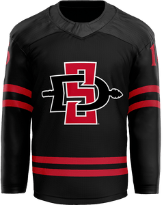 SDSU Black Hockey Jersey - Kolby Hennessy
