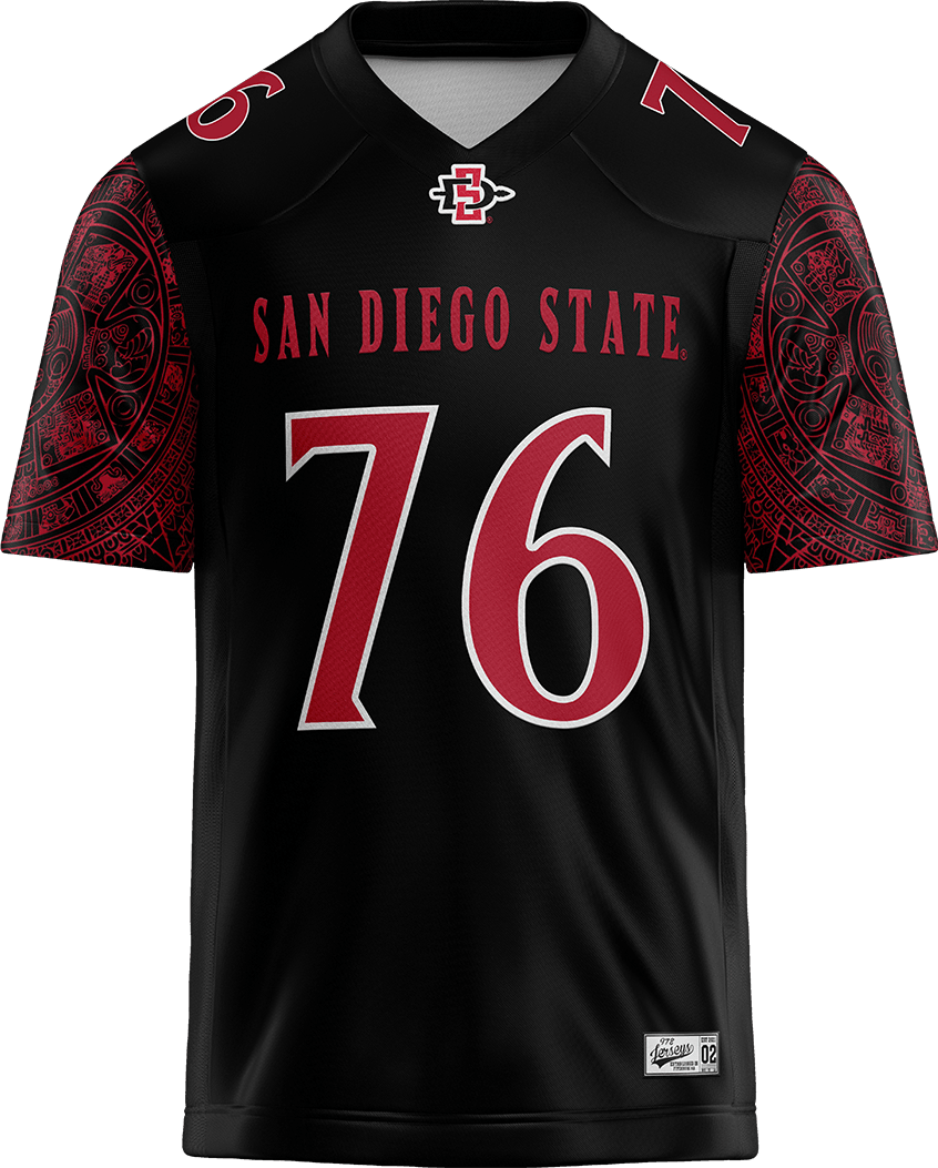 SDSU Black Football Jersey - Dean Abdullah