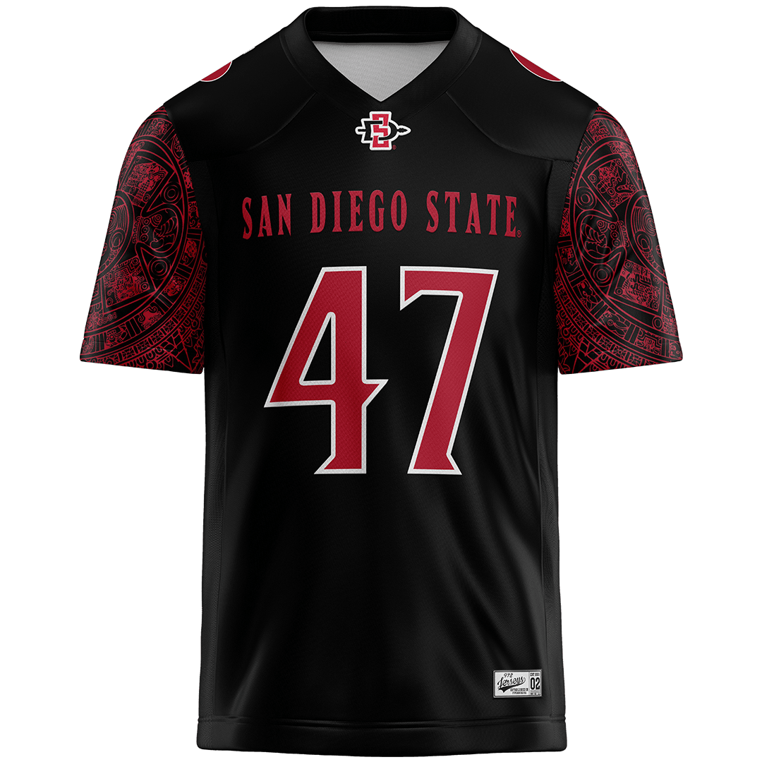 SDSU Black Football Jersey - Trey White