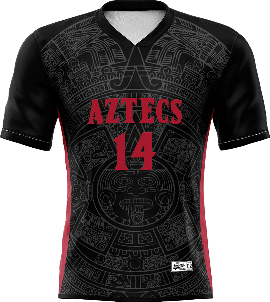 SDSU Black Soccer Jersey - Alexis Leath