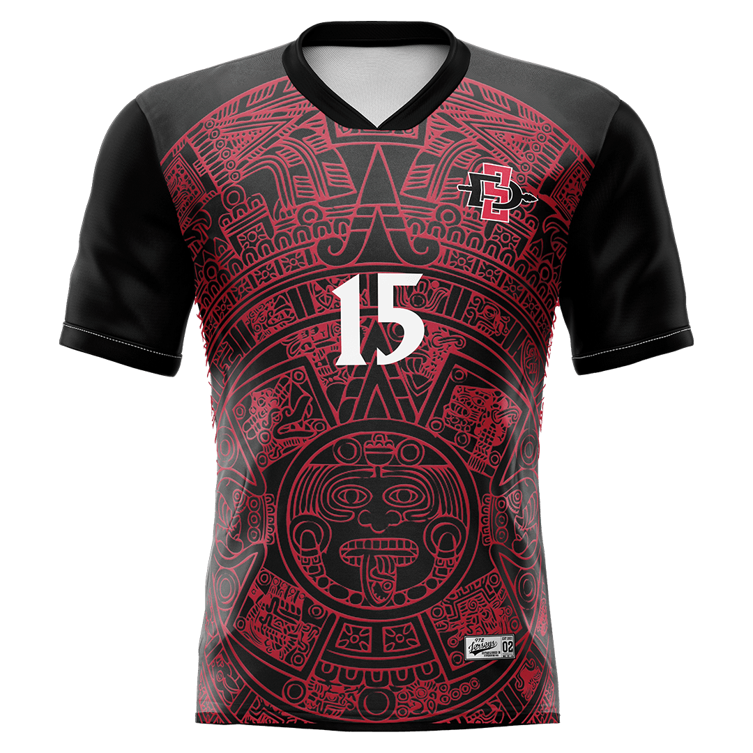 SDSU Black Soccer Jersey - Dylan Presto